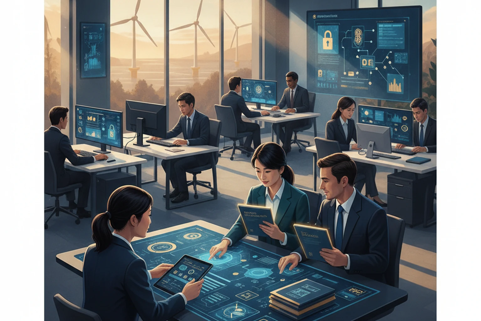 Research Brief: Offshore Operations Handoff Reliability editorial illustration