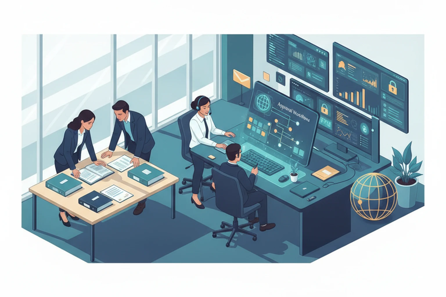 Offshore Operations: Quality Review Cadence editorial illustration